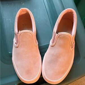 Vans Light Pink Slip-On Shoes Sz 4